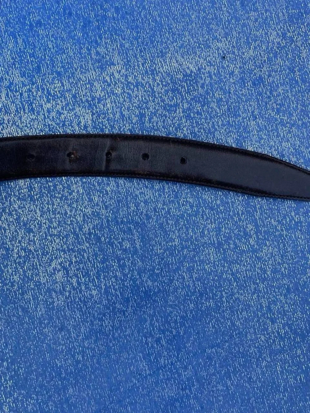 Classic Brooks Brothers 346 Men's Dark Brown Genuine Leather Belt